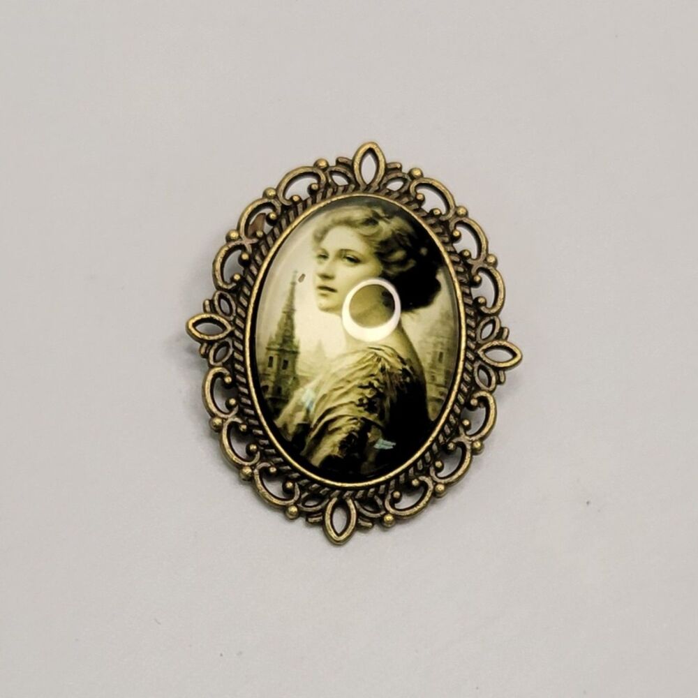 New! Portrait Brooch
